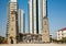 National watchtowers and a fountain in the Flower Park