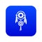 Native american dreamcatcher icon digital blue