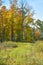 Native American Effigy Mound in Fall