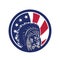 Native American Indian Chief USA Flag Icon
