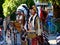 Native American Indian group play music