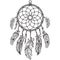 Native American Indian talisman dreamcatcher