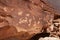 Native American Petroglyphs in Arches National Park