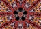 Native American Style Abstract Background Kaliedoscope Beads