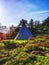 Native American tipi tent