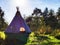 Native American tipi tent