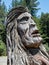 Native American, wood carving