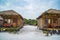 Native bamboo bungalow on Haad Than Sadet beach on Koh Phangan island
