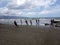 Native fishermen pull the nets , Antsiranana, Madagascar