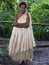 Native young girl of Vanuatu