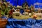 Nativity of Christ. Christmas Nativity scene with The Holy Child.