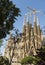 Nativity facade of La Sagrada Familia - the impressive cathedral