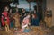 The nativity scene of Perugino at the sho of Massa Martana for Christmas time