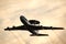 NATO Boeing E-3 Sentry AWACS radar plane performing a low-pass at the Sanice Sunset Airshow. Belgium - September 13, 2019