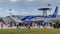 NATO Boeing E-3A AWACS aircraft static display at Siauliai Air Base