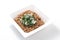 Natto, fermented soybeans with welsh onion
