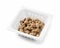 Natto placed on a white background