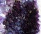 Natural amethyst, purple crystal stone , mineral