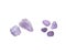 Natural amethyst stones