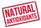 Natural antioxidants stamp