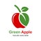 Natural apple logo