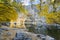 Natural arch over the river at Pont d`Arc in Ardeche