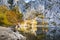 Natural arch over the river at Pont d`Arc in Ardeche