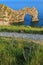 Natural archway at jurassic coast