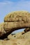 Natural array of bald granite outcrops and stone arch Spitzkoppe, Namibia