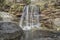 Natural and beautifull river waterfalls