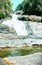 The natural beauty of Bopath ella waterfall in Sri Lanka