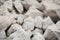 Natural Beauty - Close-Up of Limestone Rock Pile. Generative by Ai
