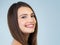 Natural beauty deserves to be flaunted. Studio portrait of a beautiful young woman posing against a blue background.