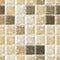 Natural beige marble square stony mosaic seamless pattern texture background with gray grout