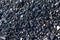 Natural black coals for universal illustrative background. Industrial coals