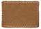 Natural Blank Beige Brown Leather Label Jeans Tag, Isolated