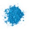 Natural blue colored pigment powder