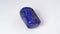 natural blue lapis lazuli gem stone on the white background