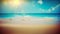 Natural blurred beach view background. Generative AI, Generative, AI