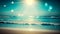 Natural blurred beach view background. Generative AI, Generative, AI