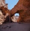 Natural Bridge Arch hiking trail in Death Valley National Park