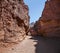 Natural Bridge Canyon hiking trail in Death Valley National Park