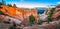 Natural Bridge at Sunset Bryce Canyon