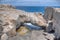 Natural bridge at the Torndirrup National Park, Australia