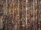 Natural brown barn wood wall. Wall texture background pattern.