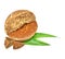 Natural Brown Palm Sugar or Coconut sugar with Pandan leaves