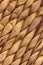 Natural Brown Raffia Mat Rough Plaiting Grunge Background Texture