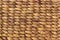 Natural Brown Raffia Mat Rough Plaiting Grunge Background Texture