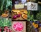 Natural Care Herbalism and Handcrafting Floral Nature Montage.