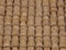 Natural Champagne Corks Arranged in an Angled View
